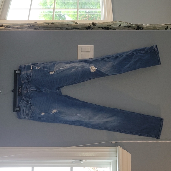 HOLLISTER ripped skinny jeans men's 5 pocket advanced stretch sz 30x32 H - Picture 3 of 3